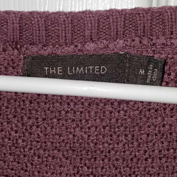 The Limited purple short sleeved sweater - Picture 2 of 8